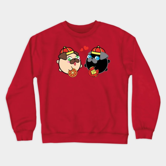 Poopy & Doopy - Chinese New Year Crewneck Sweatshirt by Poopy_And_Doopy